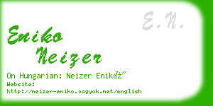 eniko neizer business card